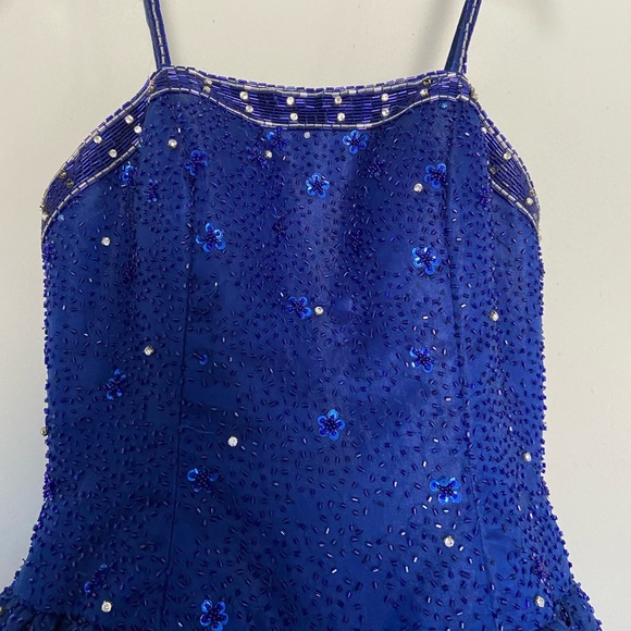 Blue Tiffany Design Prom dress. - Picture 4 of 8